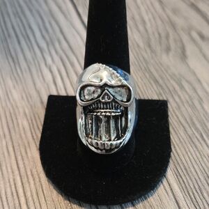 Big Mouth Bottle Opener Skull Ring